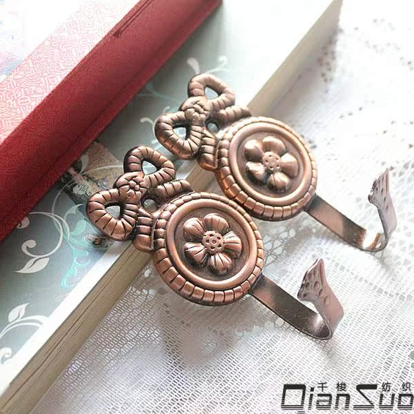Curtain screens dedicated red bronze wall hook hook straps hook