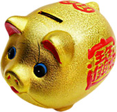 金猪存钱罐