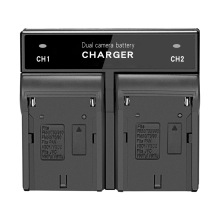 廠家直銷 NP-F970適用於索尼相機雙充電器 攝像機攝影燈電池座充