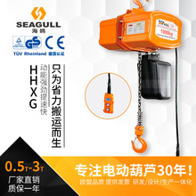 海鷗單相三相電環鏈電動葫蘆單速雙速起重電葫蘆小型全銅電機