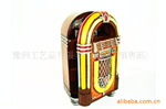 仿古点唱机模型,家居酒吧装饰品,金属收藏品,工艺品