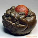 大号时来运转(单)/宜兴紫砂雕塑,紫砂杂件