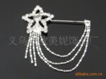 胸针丝巾扣 合金 金属 水钻 韩款 五角星 丝巾扣