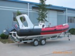 特价优惠销售玻璃钢充气游艇 RIB680游艇