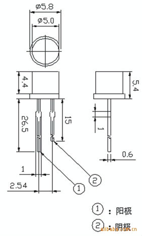 lxd/gb5-a1dpf可替代传统光敏电阻,光敏二极管,光敏三极管,符合欧盟