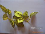 丝网花(丝袜花)配叶, 玫瑰叶