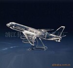 (专业)厂家生产 水晶飞机 水晶工艺品 水晶战斗机