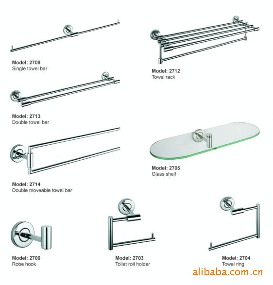 不锈钢卫浴挂件