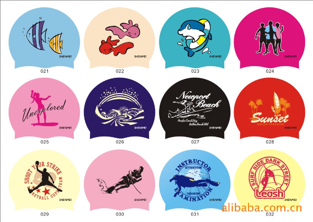 Shenmei_Swimming Caps _August(