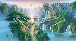 DX-FJ0228 批发手绘中国山水迎客松风景油画