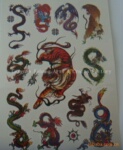 ������ ������ ������ tattoo sticker puffy sticker