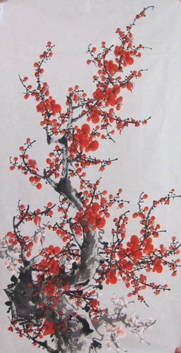76-12红梅竖幅138��68cm128�? height=