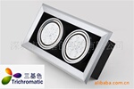 厂家直销 格栅灯DT9-27w*2,商场,酒店照明,服装,珠宝照明