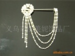 胸针丝巾扣 合金 金属 水钻 韩款 银丝 丝巾扣