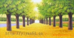 DX-FJ0216批发手绘风海景装饰黄金大道油画