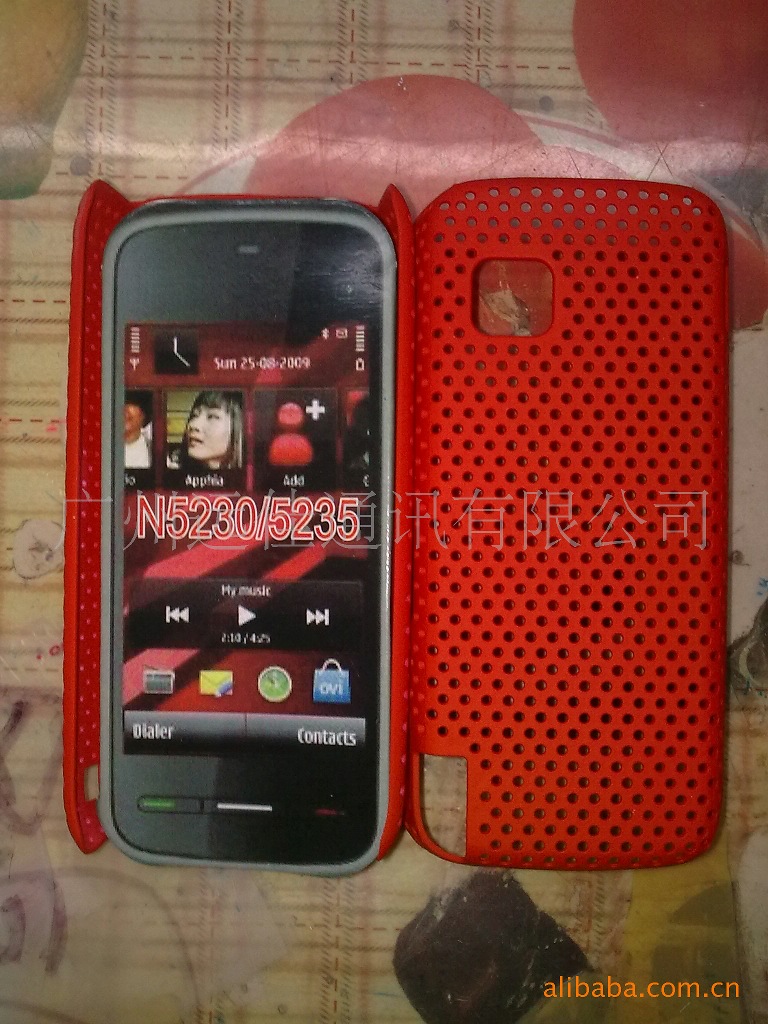 诺基亚 nokia 5230 5235 磨砂手机网壳 保护外壳 喷油彩壳保护套