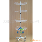 玩具展示架 圆篮展示架 可随意调节高低玩具促销架