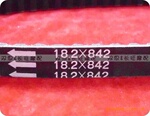 摩托车改装皮带雅马哈原装皮带YMH125(5TL)18.2-842日本三星皮带