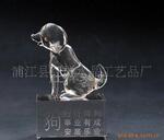 批零兼售,一件起批,水晶动物,水晶12生肖水晶狗,低价水晶动物