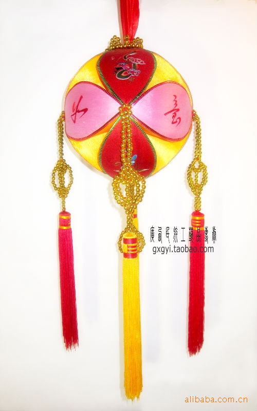旅游纪念品 广西绣球 直径25cm12瓣