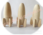 供应木制儿童玩具 木制火箭 DIY木制火箭