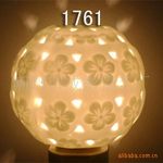 陶瓷小夜灯 陶瓷香熏小夜灯 镂空小夜灯 编号:1761