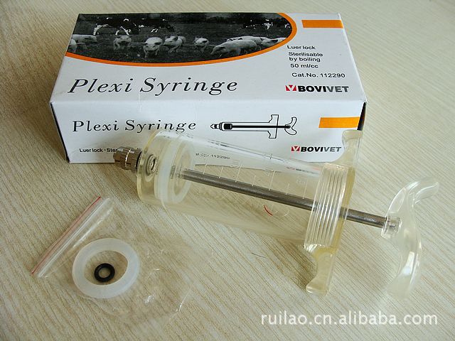 兽用50mltpx材质注射器/进口tpx注射器/丹麦进口塑钢注射器