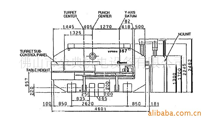 阿玛达357 日本进口数控转塔冲床 加工范围 2500*1250