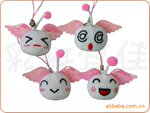 海德包子/娃娃饰品/卡通公仔/吊坠挂绳/表情天使小包/手机挂件