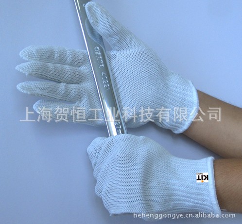 供应包钢丝手套 5级防割手套 包钢丝防割手套,上海包钢丝手套