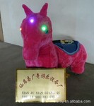 广奇游乐厂家直销毛绒彩灯电动马 迷你小火车 轨道小火车