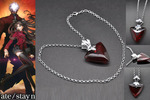 动漫批发FATE stay night远坂 凛随身吊坠项链动漫周边批发