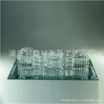 (专业)浦东机场水晶楼模 水晶建筑 艺术楼模