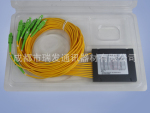 工厂直供ABS盒装PLC光分路器1X8/1X16/1X32