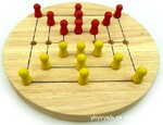木制九连棋 单身贵族棋 两用棋 儿童益智玩具 多功能棋YX350