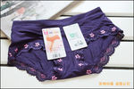 UN8859 新品 女式 竹纤维 内裤 女 花边 内裤 批发