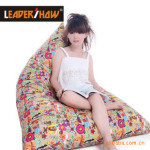 LEADERSHOW品牌 时尚碎花尖角包懒人椅 2012人气款粒子懒人椅