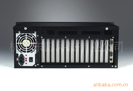 研华科技14槽上架式4U机箱高度AT或ATX多串网口原装工控机IPC-619