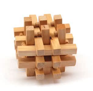 益知乐品牌玩具木制成人益智玩具十八罗汉柱儿童拼拆积木成人益智