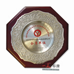 纯锡奖盘制作 高贵奢华 馈赠礼品