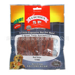 宠物零食批发||路斯牛肉丝180g