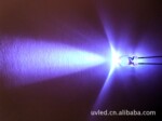 375-380nm 小功率F5mm进口芯片自主封装紫外发光LED