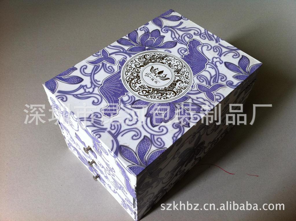 批发 定制高档礼品包装盒 抽屉盒 瓷器包装盒