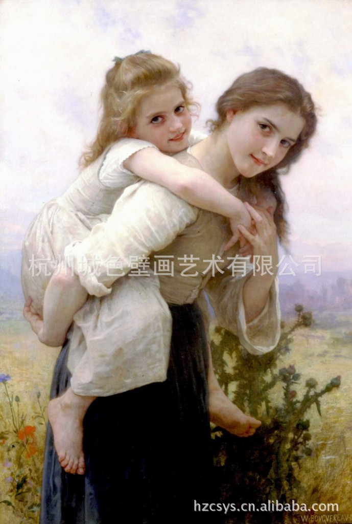 温情唯美古典大师油画名作国美油画系工艺杭州厂价直销