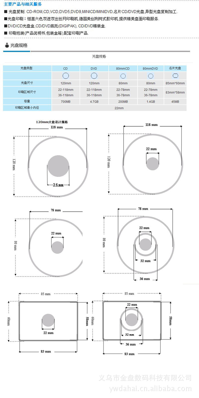 大小光盘制作dvd碟片印刷cd光盘刻录光盘印刷刻录包装全套服务