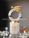 龙飞福舞 龙年贺岁礼品 龙年生肖办公文具 高档商务礼品 玉石礼品