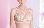 批发4819#减压宽肩带 薄棉C杯 印花拼接哺乳内衣 三排扣孕妇文胸