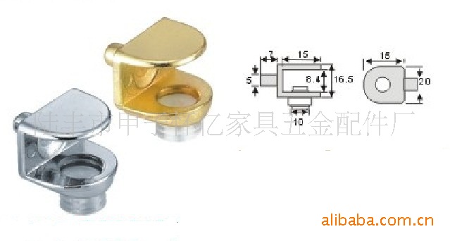 专业生产,供应高质量,锌合金,玻璃夹,小银,玻璃夹,半圆玻璃夹