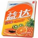 供应益达口香糖12片装(热带水果味)