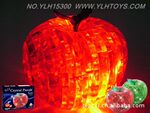 闪光新奇特玩具,闪光苹果水晶拼图,NO.YLH15300